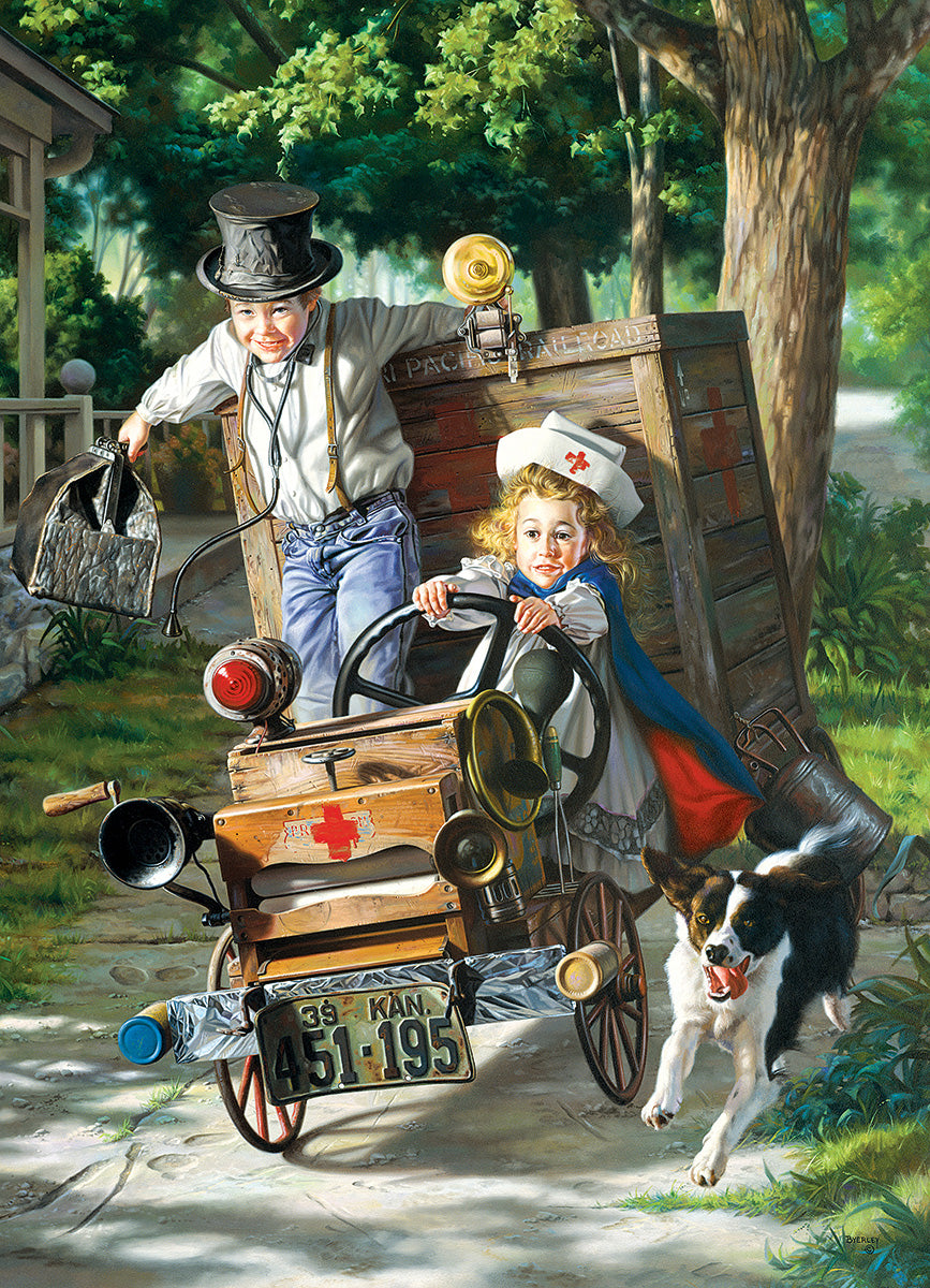 Childhood Memories Puzzles - Help on the Way by Bob Byerley