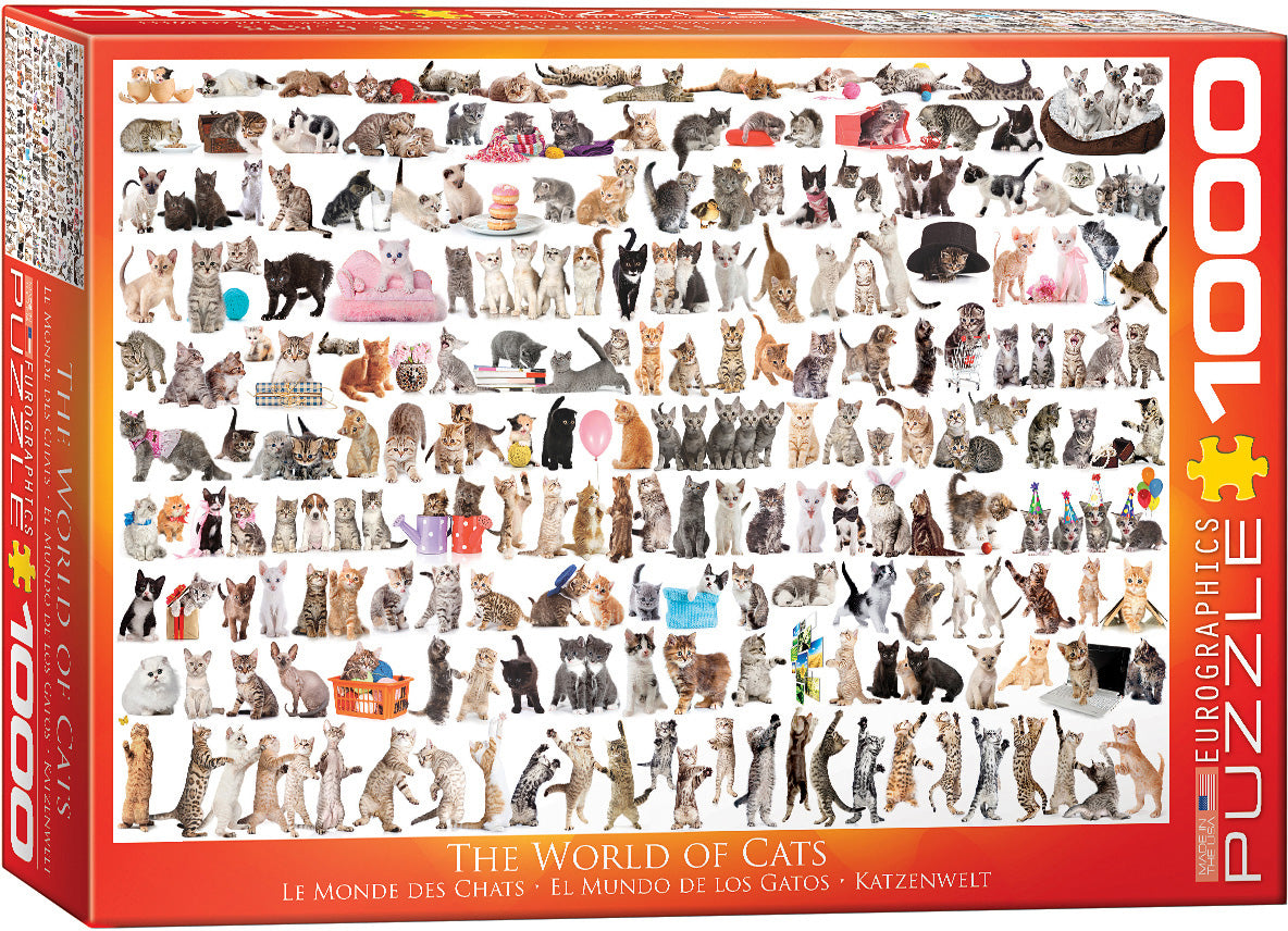 World of Cats 1000-Piece Puzzle
