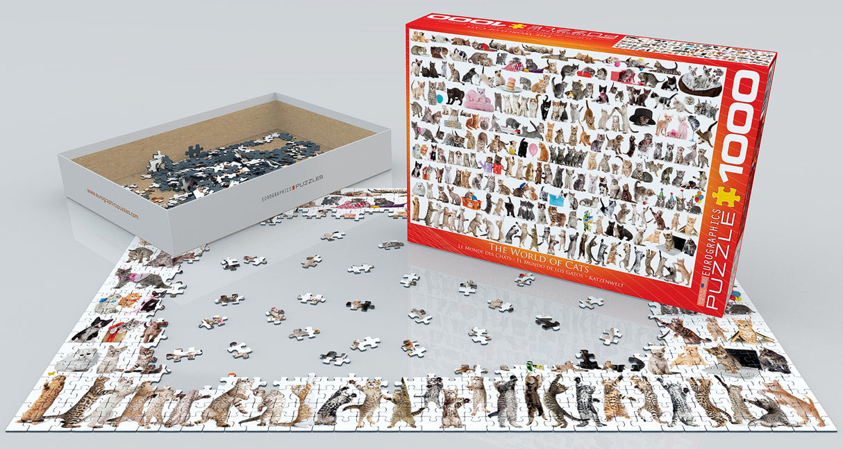 World of Cats 1000-Piece Puzzle