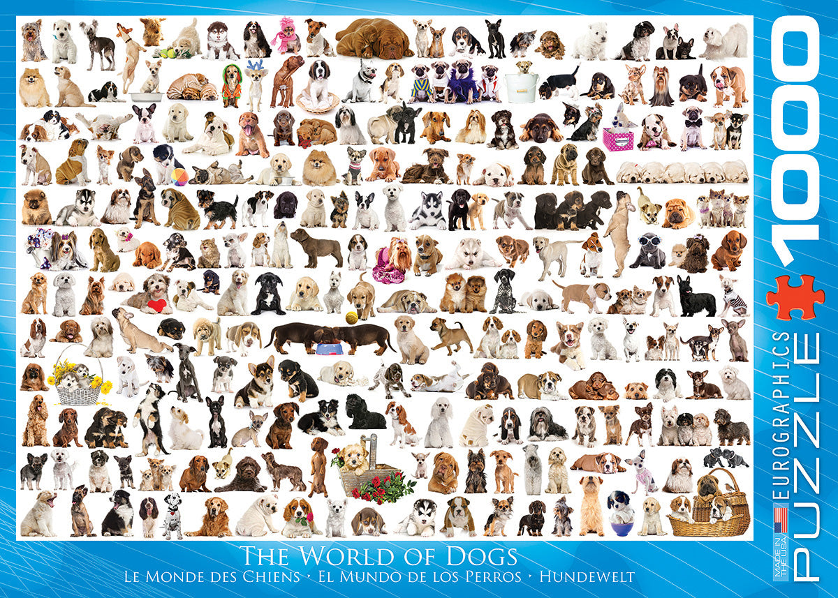 World of Dogs 1000-Piece Puzzle 1000-Piece Puzzle
