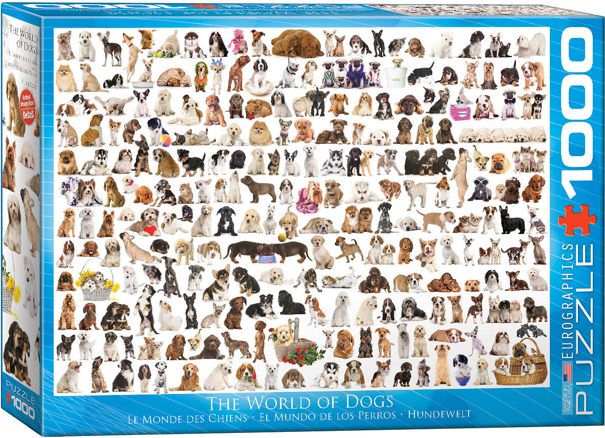 World of Dogs 1000-Piece Puzzle 1000-Piece Puzzle