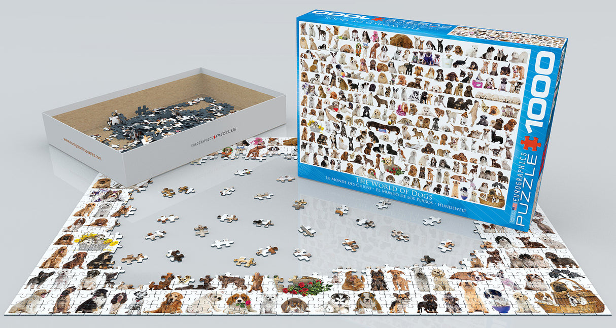 World of Dogs 1000-Piece Puzzle 1000-Piece Puzzle