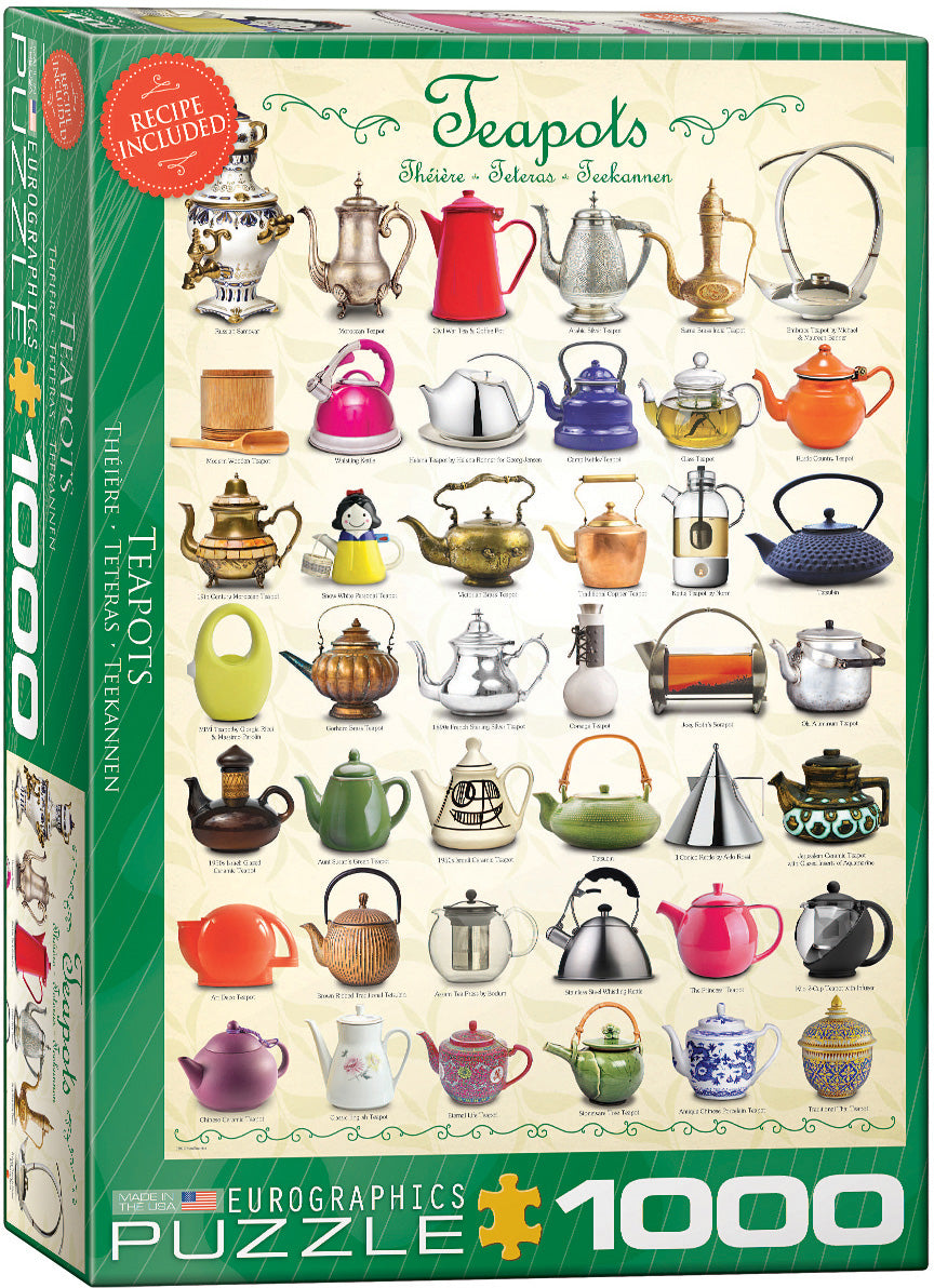 Teapots 1000-Piece Puzzle