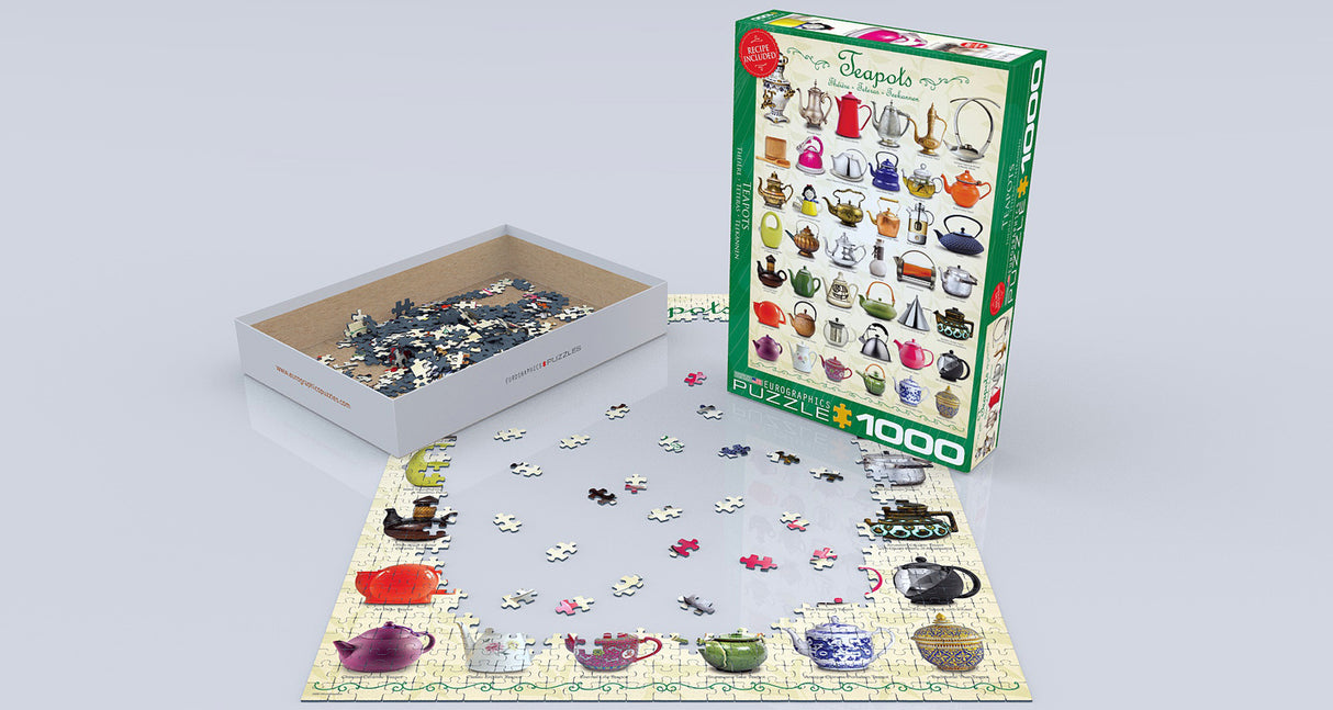 Teapots 1000-Piece Puzzle