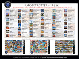 USA Globetrotter 1000-Piece Puzzle