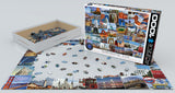 USA Globetrotter 1000-Piece Puzzle