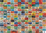 Volkswagen Groovy Bus 1000-Piece Puzzle