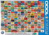 Volkswagen Groovy Bus 1000-Piece Puzzle