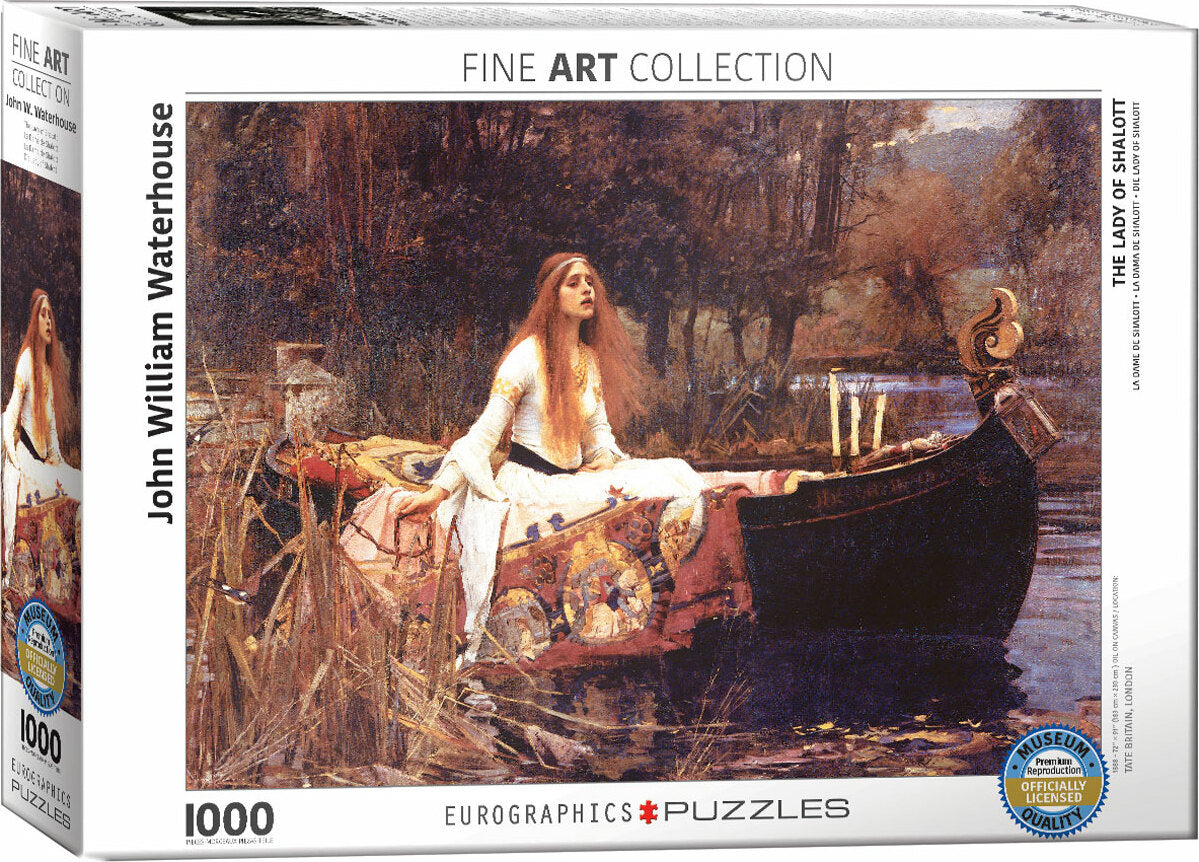 Lady of Shalott by John William Waterhouse 1000-Piece Puzzle