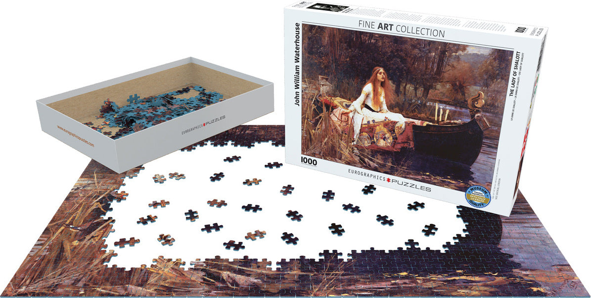 Lady of Shalott by John William Waterhouse 1000-Piece Puzzle