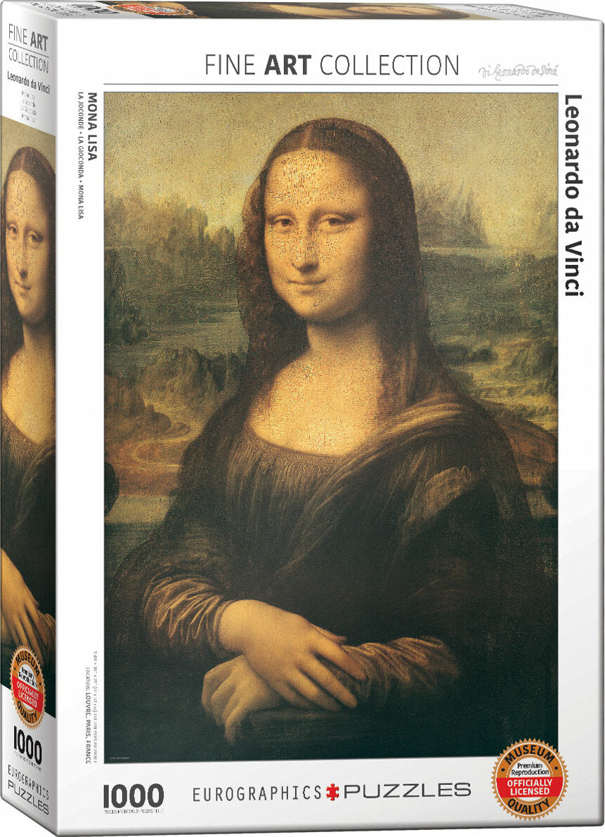 Mona Lisa by Leonardo Da Vinci 1000-Piece Puzzle