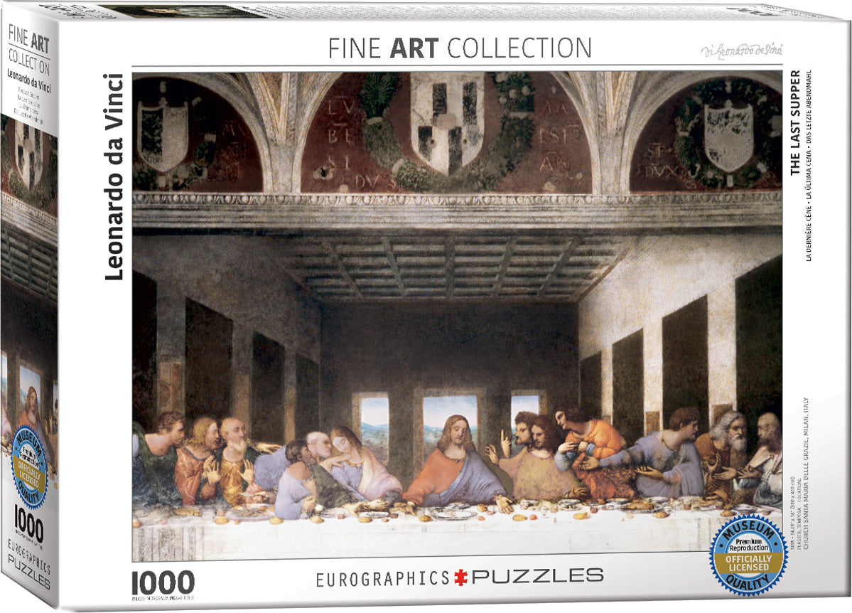 Renaissance Art Puzzles - The Last Supper by Leonardo Da Vinci