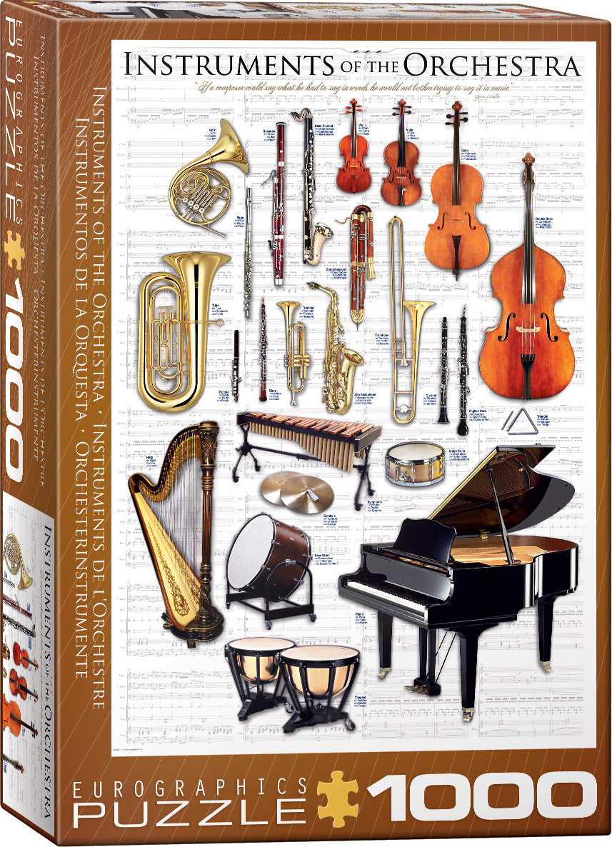 Instruments of Orchestra Puzzle 1000 pcs