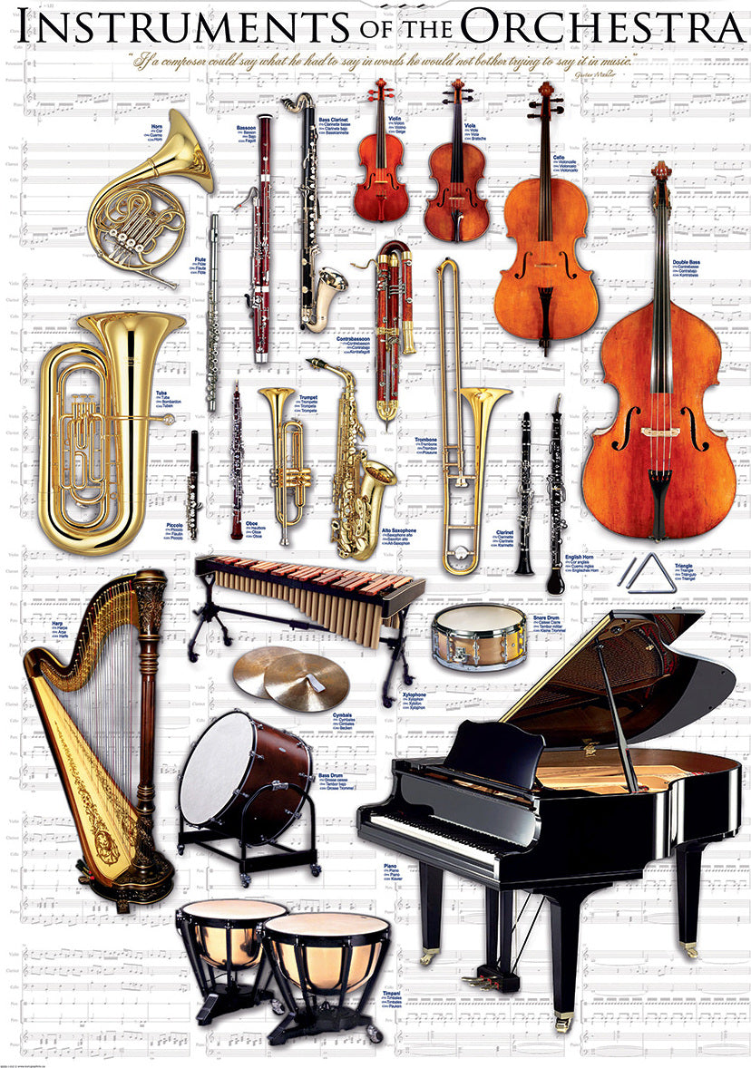 Instruments of Orchestra Puzzle 1000 pcs