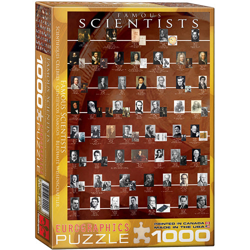 Famous Scientists 1000-Piece Puzzle