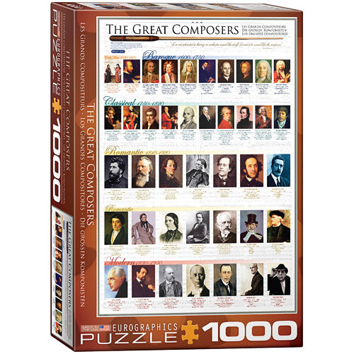 Great Composers 1000-Piece Puzzle