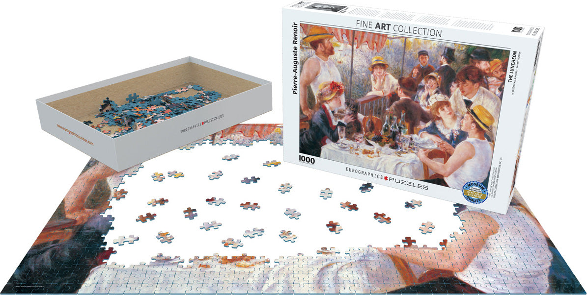 Luncheon of the Boating Part by Pierre Auguste Renoir 1000-Piece Puzzle