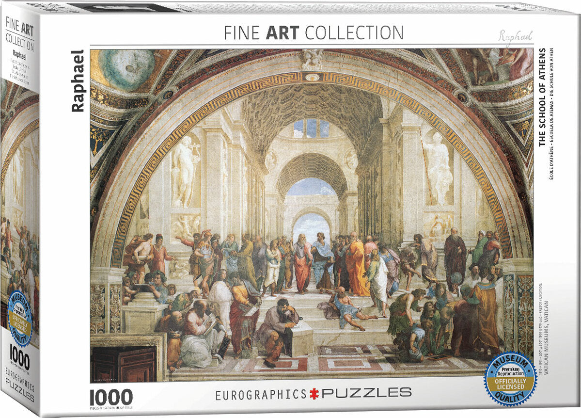 Renaissance Art Puzzles - School of Athens by Raphael