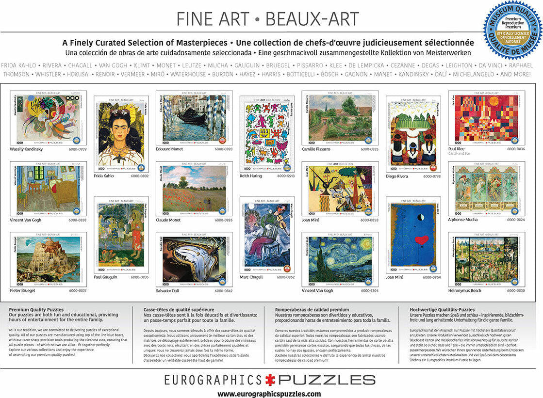 The Artist's Garden by Claude Monet 1000-Piece Puzzle