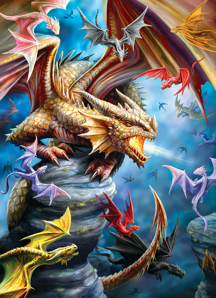 Dragon Clan by Anne,Stokes 1000-Piece Puzzle