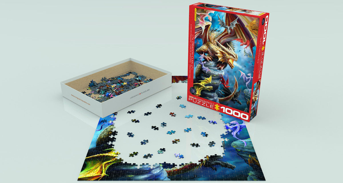 Dragon Clan by Anne,Stokes 1000-Piece Puzzle
