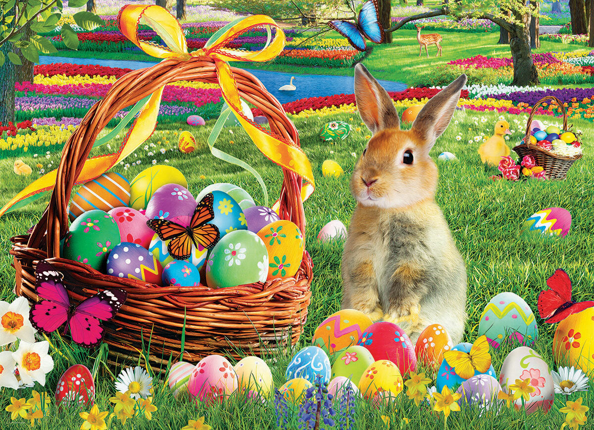 Easter Garden (1000 pc puzzle - Gardens)