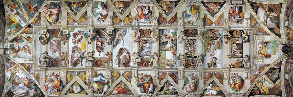 The Sistine Chapel Ceiling by Michelangelo 1000-Piece Puzzle