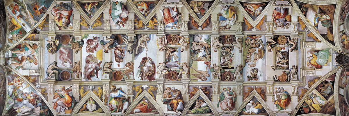 The Sistine Chapel Ceiling by Michelangelo 1000-Piece Puzzle