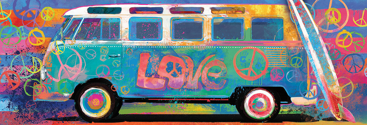 Panoramic Puzzles - Love Splash by Parker Greenfield