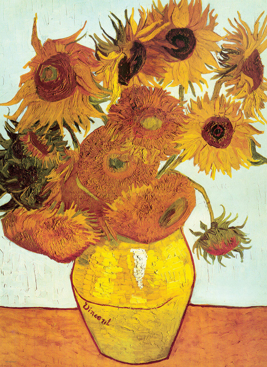 Twelve Sunflowers 100-Piece Puzzle