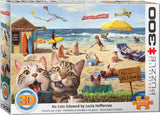 No Cats Allowed by Lucia Hefferman Lenticular XL 300-Piece Puzzle