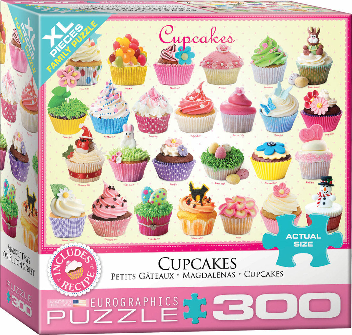 Cupcakes 300-Piece Puzzle (small box)
