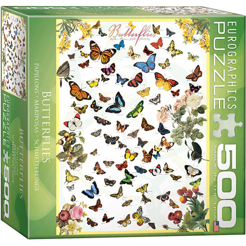 Butterflies 500-Piece Puzzle (small box)