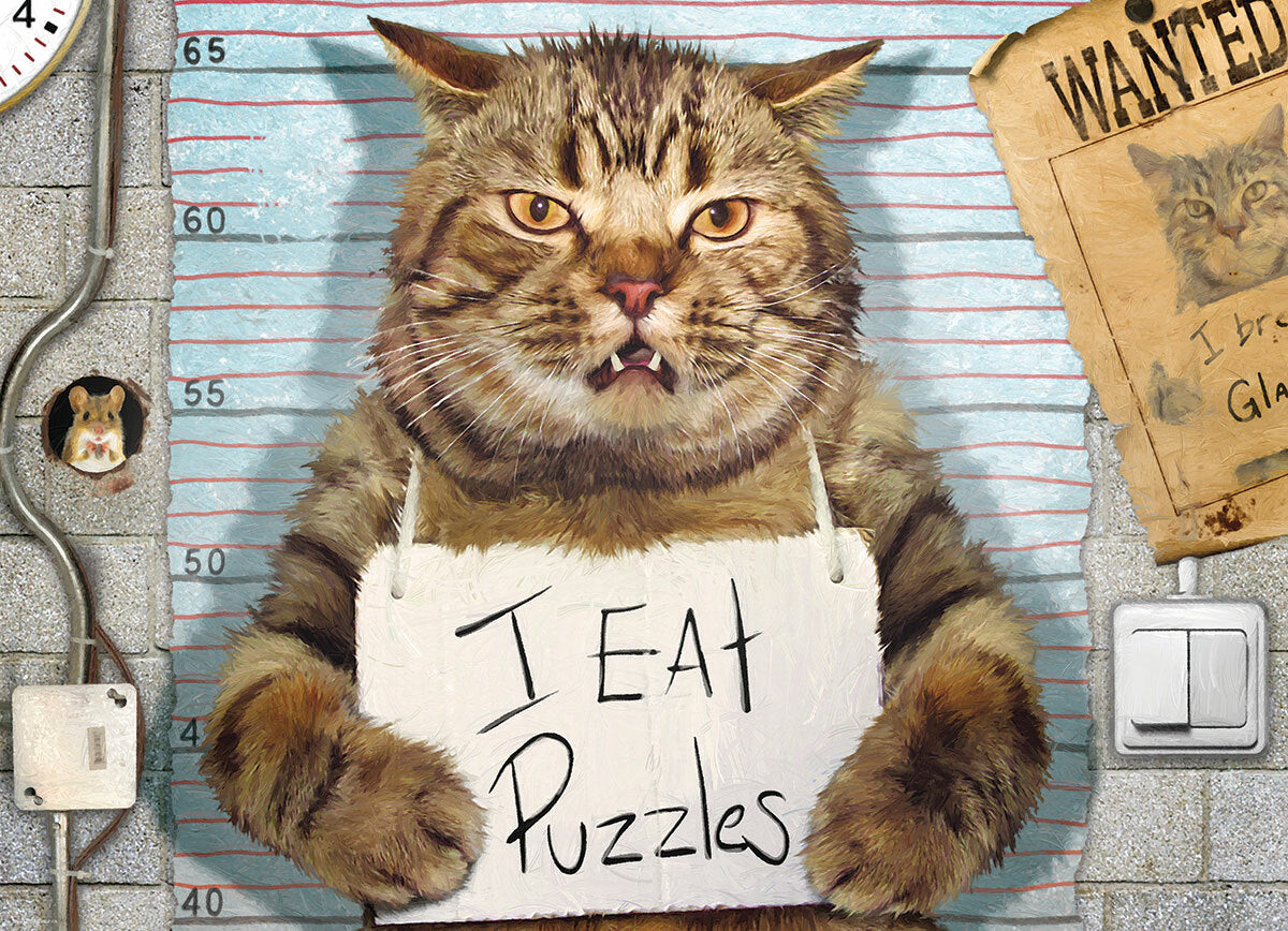 Feline Felon 500-Piece Puzzle (Small box)