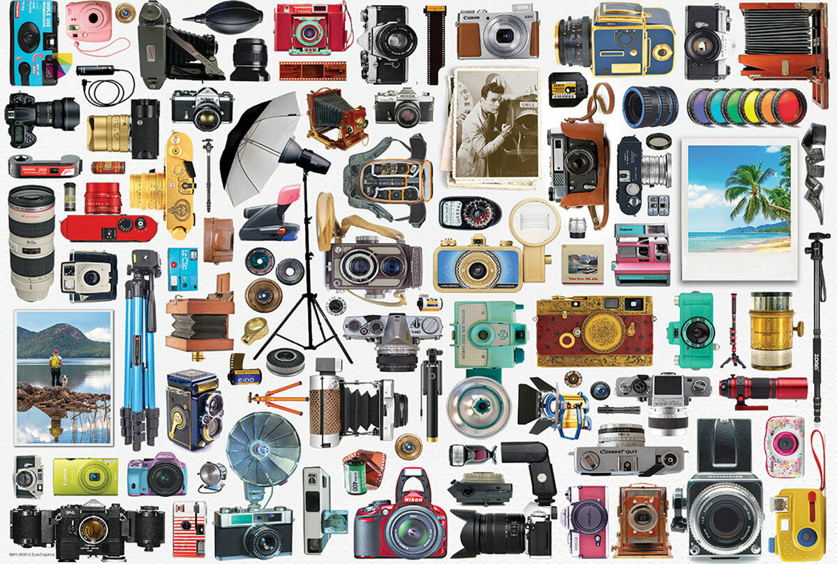 Classic Camera 550-Piece Puzzle
