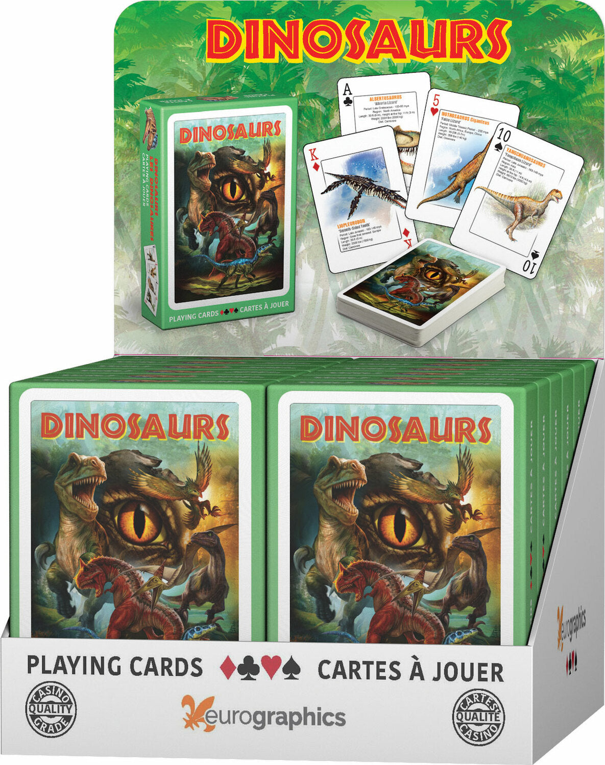 Dinosaurs Playing cards