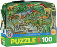 Dinosaurs Lunch Bag 100-Piece Puzzle