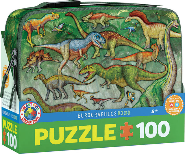 Dinosaurs Lunch Bag 100-Piece Puzzle