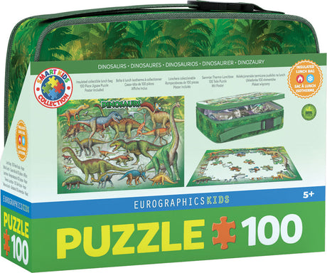 Dinosaurs Lunch Bag 100-Piece Puzzle