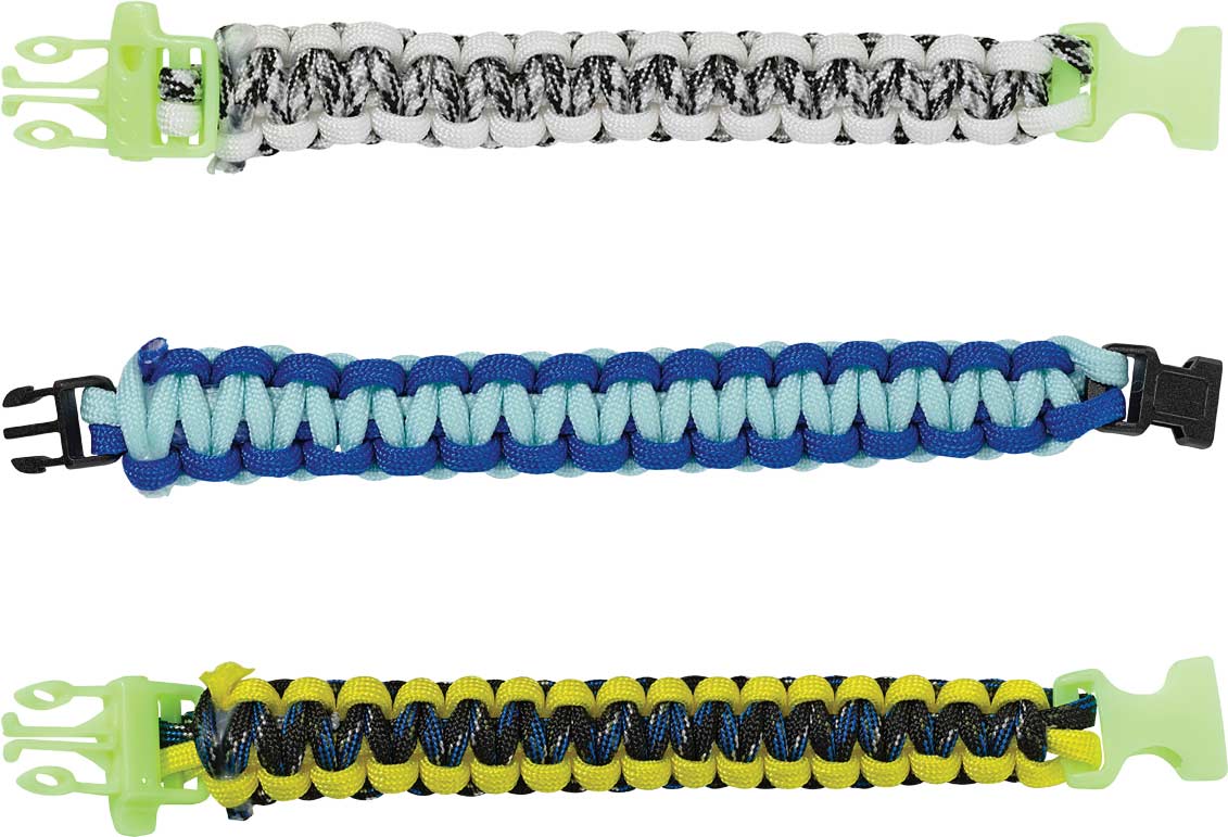 Glow-in-the-Dark Paracord Wristbands