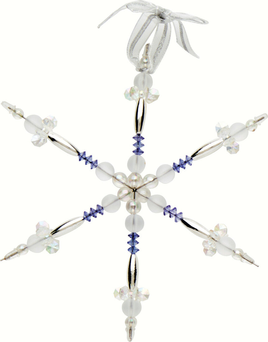 Beaded Snowflake Ornaments