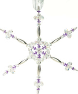 Beaded Snowflake Ornaments