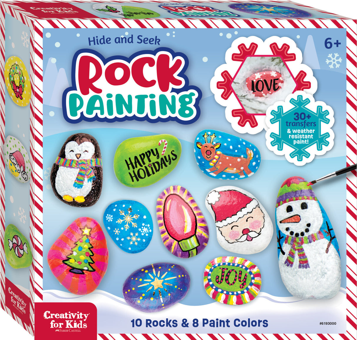 Holiday Hide And Seek Rock Painting Kit