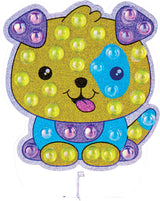 Bubble Gems Keychain Puppy Dog