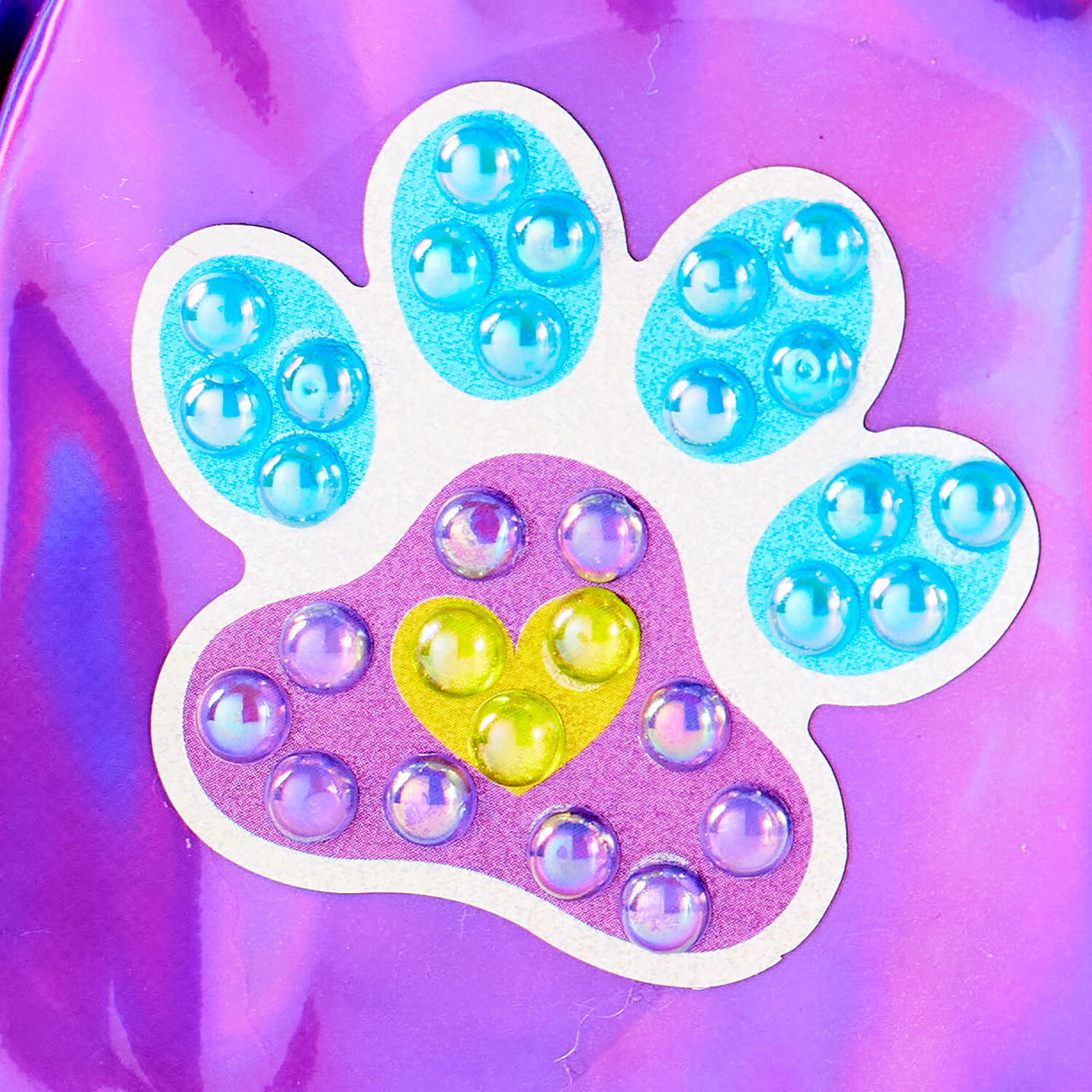 Bubble Gems Keychain Puppy Dog