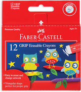 12ct GRIP Erasable Crayons