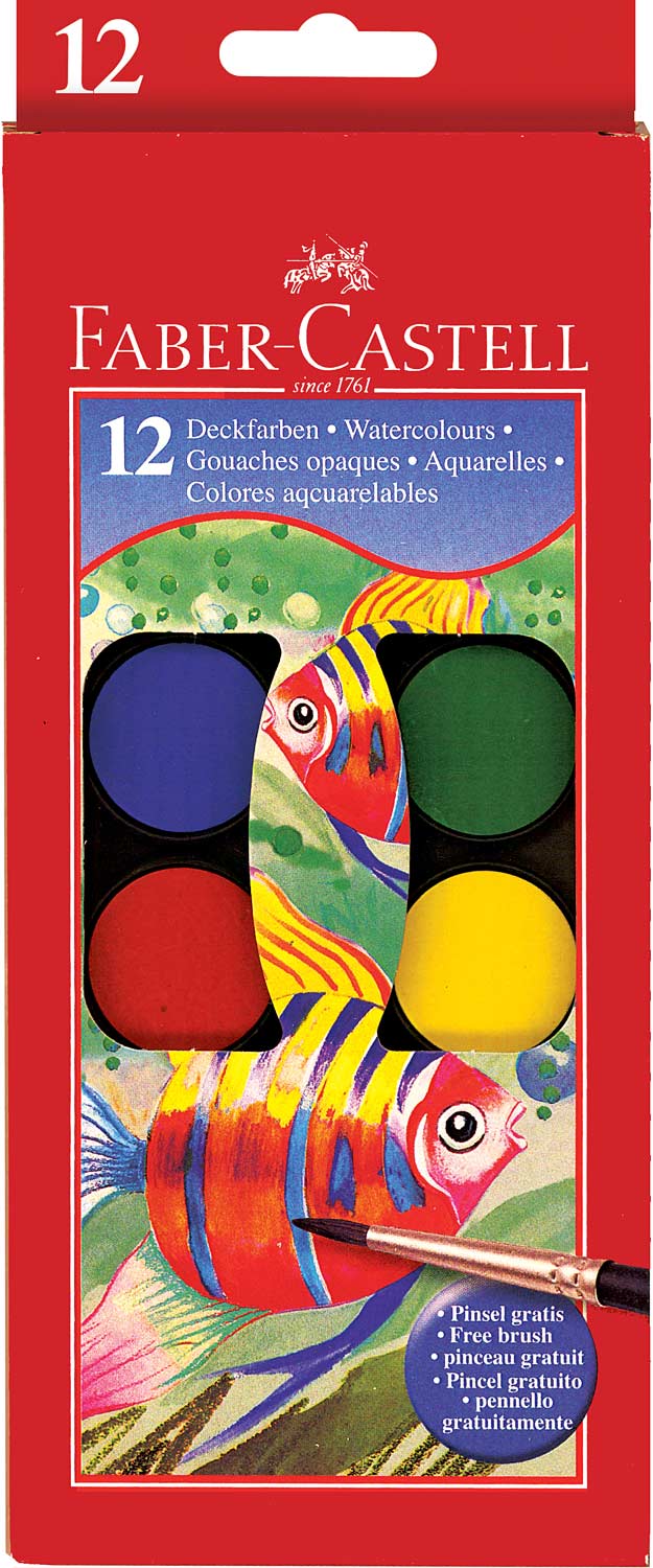 12 watercolor paint set