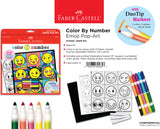 Color By Number Emoji Pop-Art