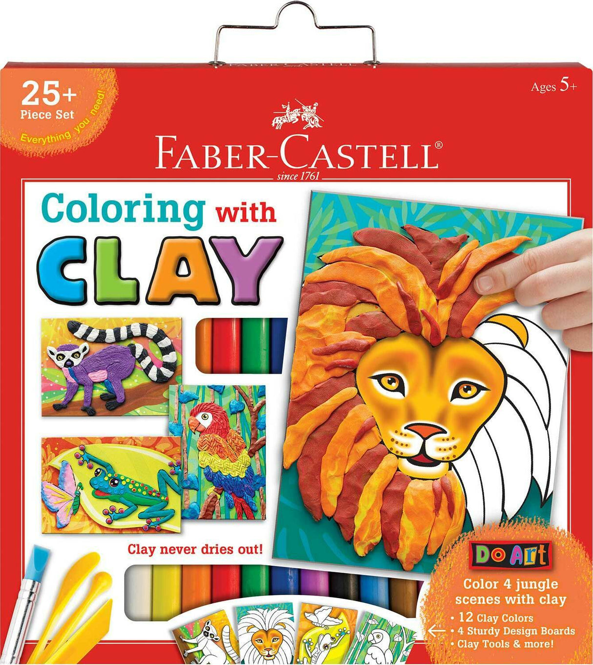 Do Art Coloring with Clay