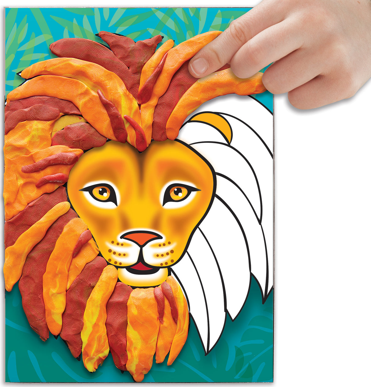 Do Art Coloring with Clay